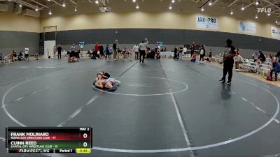 52 lbs Semifinal - Cuinn Reed, Capital City Wrestling Club vs Frank Molinaro, Rising Sun Wrestling Club