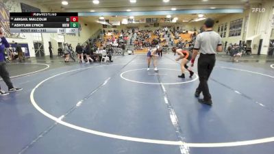140 lbs Cons. Round 4 - Abigail Malcolm, San Jacinto vs Ashylnn Lynch, Northwood