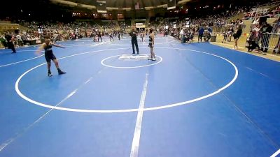 100 lbs Quarterfinal - Andrew Kraft, Broken Arrow Wrestling Club vs Brayten Covey, Wolfpak Wrestling