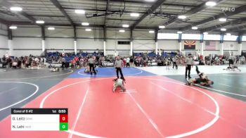 73 lbs Consi Of 8 #2 - Oliver Leitz, Dominate WC vs Nakoah Lehi, Hidden Springs Wolves