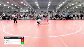 152 lbs Consi Of 32 #1 - James Eliott Brady, NY vs Ryan Donovan, MA