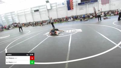 109 lbs Round Of 16 - Avae Peters, Faito Wc vs Andrea Razo, Montclair