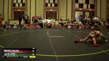 101 lbs Round 1 (6 Team) - Jacob Jones, Steel Valley Silver vs Beckett Leclair, Smittys Barn Hardrockers