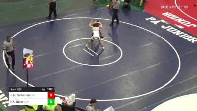 124 lbs Round Of 32 - Hunter Dellaquila, Ridgway vs Ayden Solar, Claysburg-Kimmel