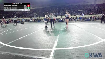 200 lbs Consi Of 4 - Elecktra Locust, Sallisaw Takedown Club vs Penelope Bruhn, Husky WC