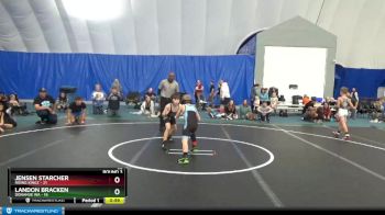 68 lbs Round 3 (6 Team) - Jensen Starcher, Rising Kingz vs Landon Bracken, Donahue WA