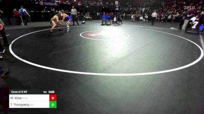 145 lbs Consi Of 8 #2 - Maxwell Wise, Foothill (NC) vs Thomas Thongseng, Exeter (CS)