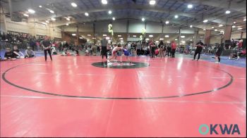 73-76 lbs Consolation - Cole Schindel, Liberty Warriors Wrestling vs Alicen Quillin, Chickasha Youth Wrestling