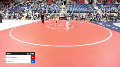 105 lbs Cons 32 #1 - Alexandria Shaibani, AZ vs Anna Kos, MN