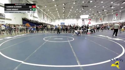 99 lbs Quarterfinal - Connor Sleeman, Gouverneur Wrestling Club vs Aiden Wright, Brawler Elite