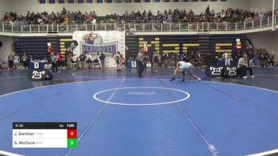 145 lbs R-32 - Josiah Gardner, Canon-McMillan vs Smokey McClure, Wyoming Seminary