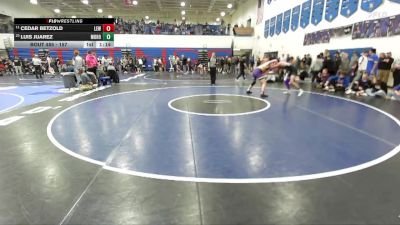 157 lbs Cons. Round 4 - Cedar Betzold, Lewiston vs Luis Juarez, Mountain Home