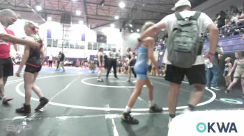 117 lbs Rr Rnd 2 - Robyn Wesley, Mannford Pirate Youth Wrestling vs Trinity Wright, IRONMEN Wrestling Club