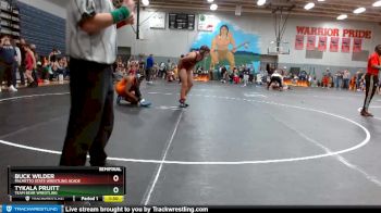 150/170 Semifinal - Tykala Pruitt, Team Bear Wrestling vs Buck Wilder, Palmetto State Wrestling Acade