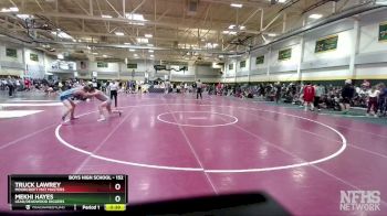 152 lbs Cons. Round 2 - Truck Lawrey, Moorcroft Mat Masters vs Mekhi Hayes, Lead/Deadwood Diggers