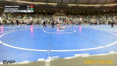 55 lbs Consi Of 16 #2 - Jeremiah Hosman, Celtic Wrestling Academy vs Case Danielson, Texas Elite