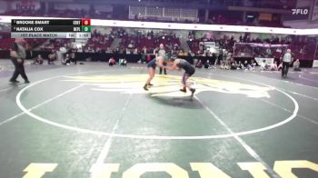 145 lbs 1st Place Match - Brooke Smart, Centennial vs Natalia Cox, New Plymouth