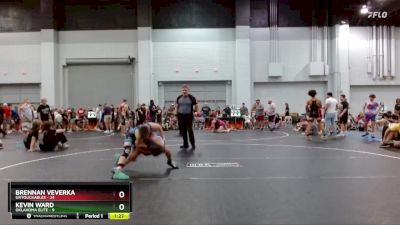 90 lbs Round 6 (10 Team) - Brennan Veverka, Untouchables vs Kevin Ward, Oklahoma Elite