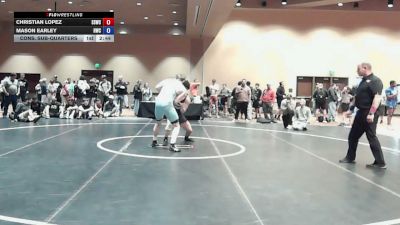 190 lbs Cons. Sub-quarters - Christian Lopez, South Side Wrestling Club vs Mason Earley, Hammer Wrestling Club