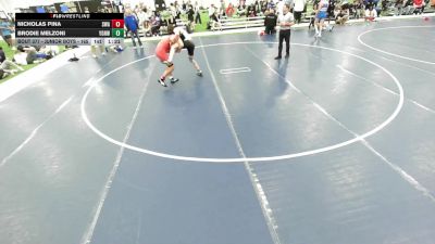 Junior Boys - 165 lbs Champ. Round 2 - Nicholas Pina, Sunnyside Wrestling Academy vs Brodie Melzoni, Young Guns Nashville Wrestling