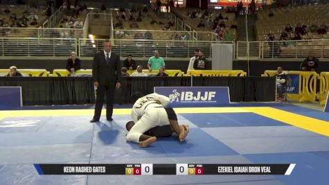 Ezekiel Isaiah Dron Veal vs Keon Rashed Gates 2025 Pan Jiu Jitsu IBJJF Championship