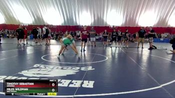 117-118 lbs Round 3 - Timothy Sebastian, Geneseo vs Miles Wildman, BBE/Waska