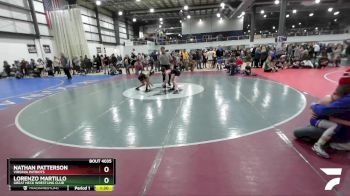 73 lbs Cons. Round 3 - Nathan Patterson, Virginia Patriots vs Lorenzo Martillo, Great Neck Wrestling Club