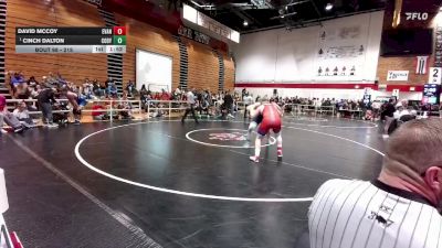 215 lbs Champ. Round 1 - Cinch Dalton, Cody vs David McCoy, Evanston