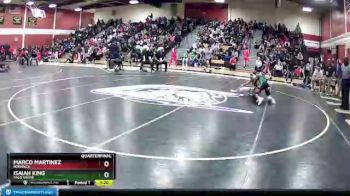 120 lbs Quarterfinal - Marco Martinez, Bonanza vs Isaiah King, Palo Verde