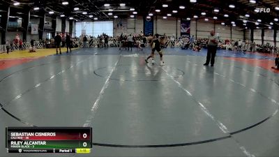 115 lbs Rd# 4- 2:00pm Friday Final Pool - Sebastian Cisneros, Cali Red vs Riley Alcantar, Minion Black