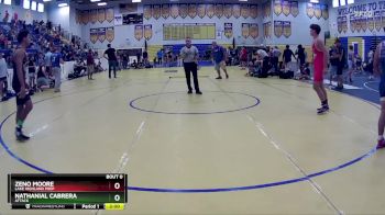 150 lbs Quarterfinal - Zeno Moore, Lake Highland Prep vs Nathanial CAbrera, Attack