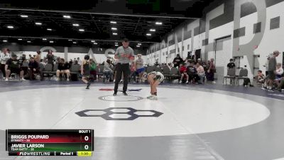 55 lbs Quarterfinals (8 Team) - Javier Larson, Team Batty vs Briggs Poupard, Dynasty