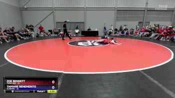 130 lbs 2nd Wrestleback (16 Team) - Zoe Bennett, Texas Red vs Taimane Benemerito, Alabama