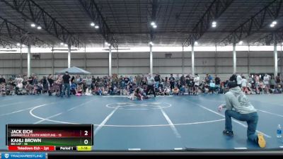 136 lbs Round 3 (4 Team) - Kahli Brown, Big Cat vs Jack Eich, Grangeville Youth Wrestling