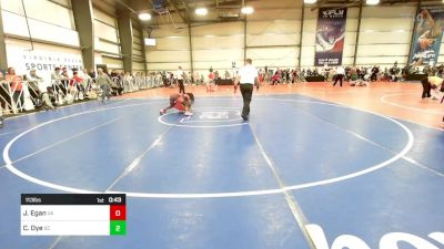 113 lbs Consi Of 16 #1 - Jayden Egan, VA vs Corey Dye, SC