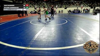 85 lbs Consi Of 8 #2 - Sam Saunders, Shelton Wrestling Academy vs Wylder Cunningham, Lexington