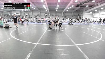 106 lbs Rr Rnd 1 - Adriel Loh, CentralMD Grey vs Bryce Thomas, Freakztyle Wrecking Crew