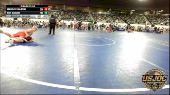 160 lbs Semifinal - Maddox Martin, Central Texas Wrestling Club vs Ben Adams, Piedmont