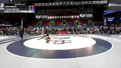 105 lbs Cons. Rd Of 16 - Alina Peralta, OK vs Alicia Kenfack, ND
