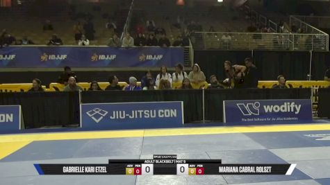 Gabrielle Kari Etzel vs Mariana Cabral Rolszt 2026 Pan Jiu Jitsu IBJJF Championship