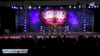 Cheer Factor - YOUTH X [2025 L5 Youth Day 1] 2025 Spirit Sports Worcester Nationals