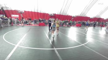 100 lbs Round 3 - Penelope Ayala, Team Nazar Training Center vs Rosalie Kossman, Prairie Du Chien Wrestling Club