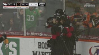 Sandis Vilmanis Scores OT Winner For Charlotte Checkers On Spectacular Finish Off The Rush