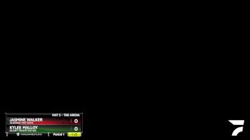 130 lbs Cons. Semi - Jasmine Walker, Algonac Mat Rats vs Kylee Malloy, Olivet Folkstyle WC