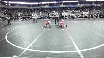 85 lbs Consi Of 16 #2 - Kalab Staley, Jr Cyclones vs Luke Chapman, Rwc
