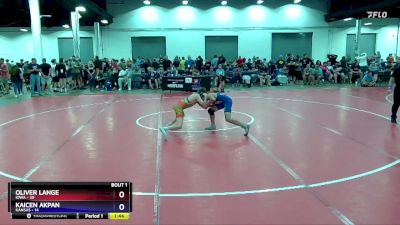 106 lbs Round 1 (16 Team) - Oliver Lange, Iowa vs Kaicen Akpan, Kansas