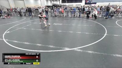 67 lbs Cons. Round 1 - Asher Pearson, Viking Wrestling Club (IA) vs Dylan Louison, Team Nazar Training Center