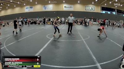 64 lbs Round 2 - Arman Bassiri, Capital City WC vs Zavier Blakeman, Jaguar Warriors