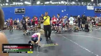 75 lbs Round 2 (6 Team) - Kassie Sapp, The Funky Singlets vs Ava Tovar, Untouchables White