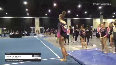 McKenna Carnesi - Floor, Colorado Gym #509 - 2021 USA Gymnastics Development Program National Championships